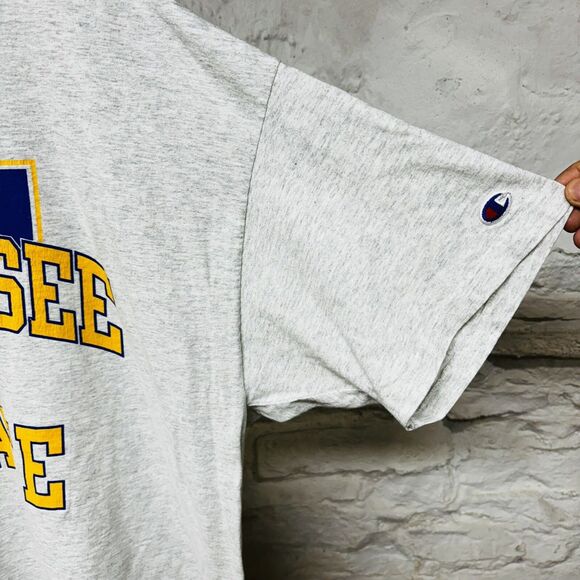 Champion Tennessee State Tigers University Single Stitch T Shirt Vtg Made in USA - Picture 2 of 7